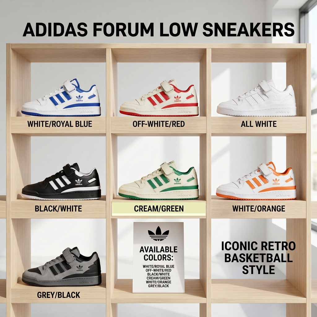 Tênis Adidas Forum Low White Royal