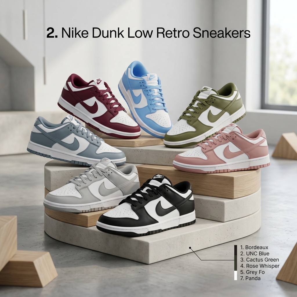 Tênis Nike Dunk Low Retro Panda
