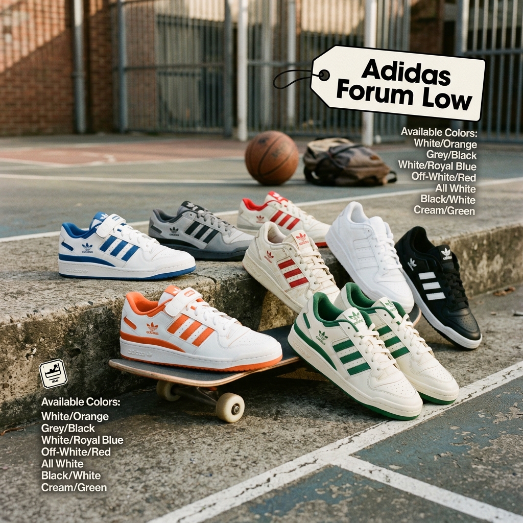 Tênis Adidas Forum Low White Royal