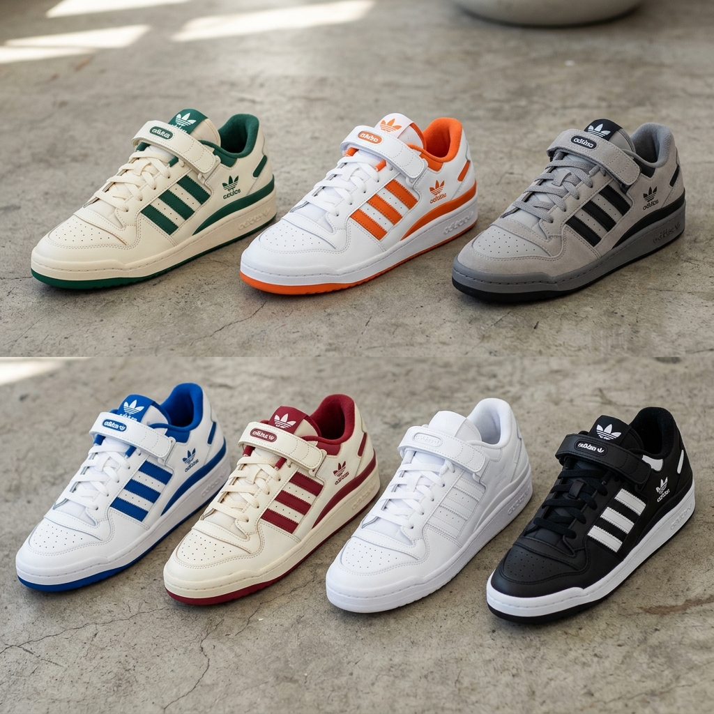 Tênis Adidas Forum Low White Royal