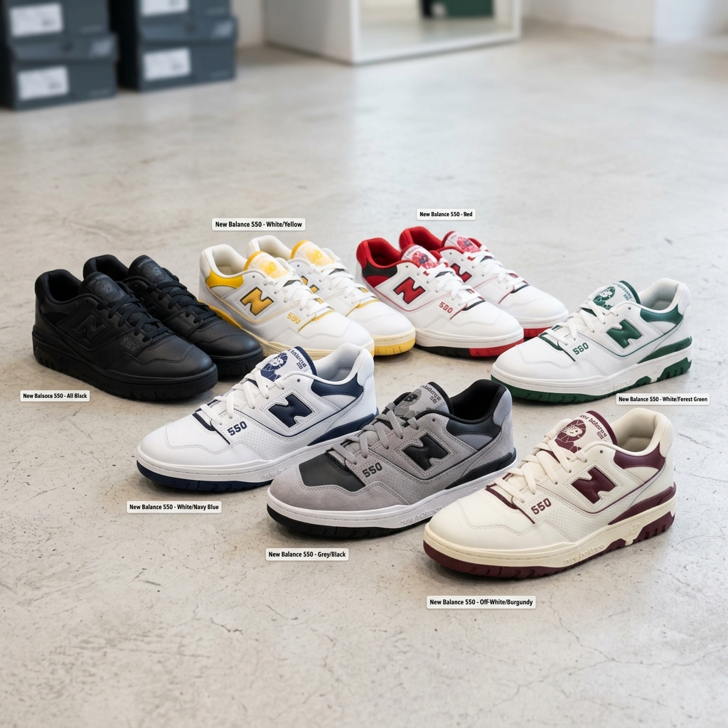 Tênis New Balance 550 White Green