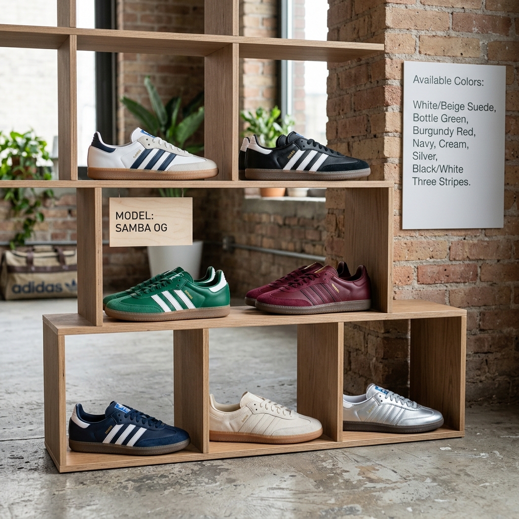Tênis Adidas Samba OG Black White