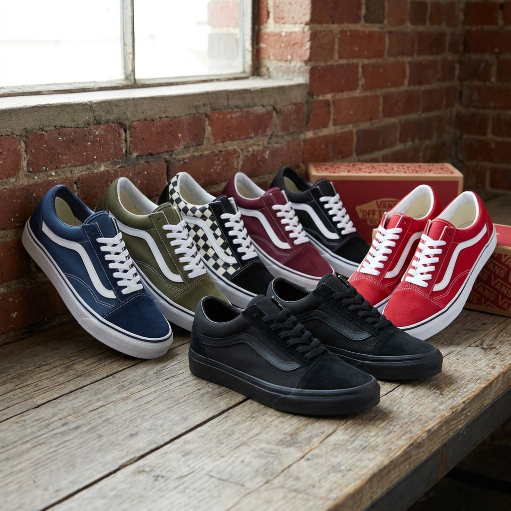 Tênis Vans Old Skool Black White