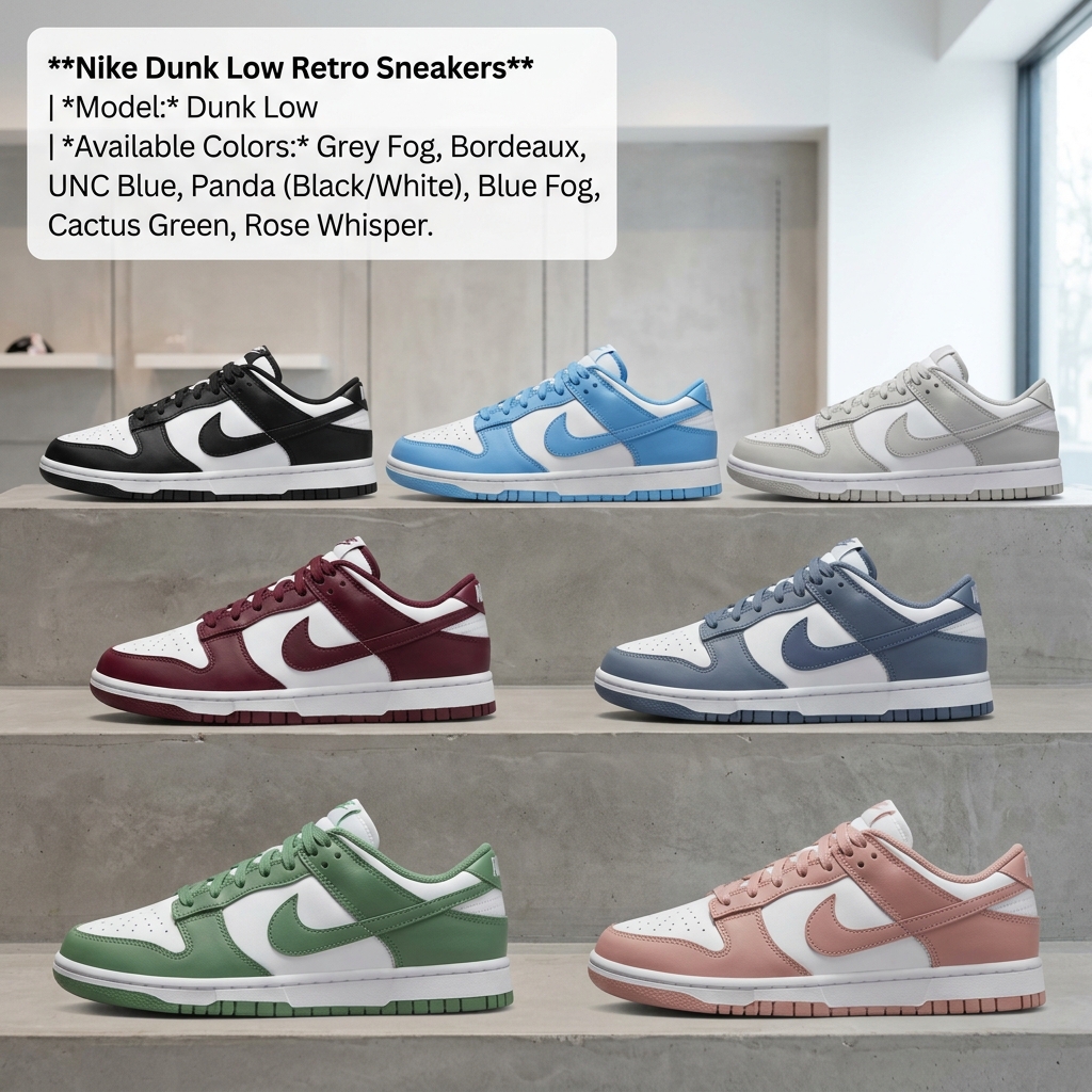 Tênis Nike Dunk Low Retro Panda
