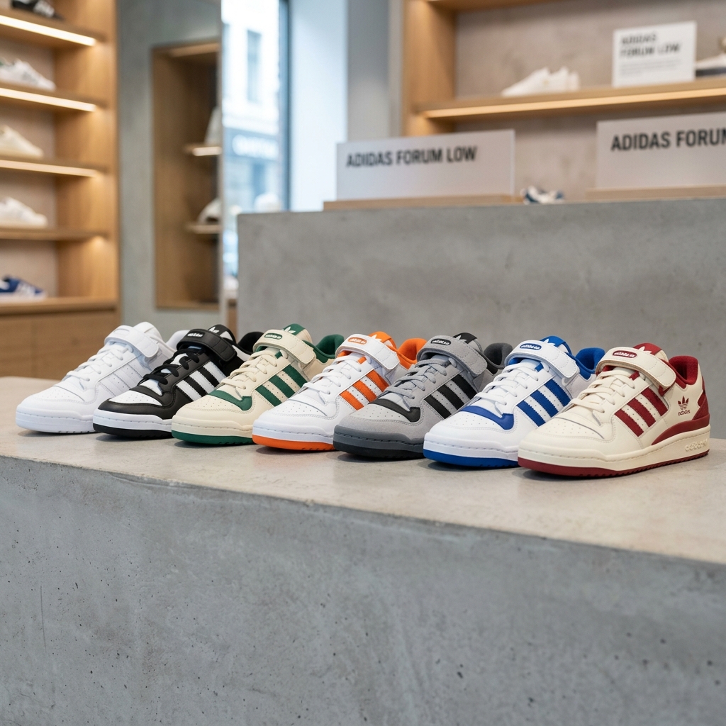 Tênis Adidas Forum Low White Royal
