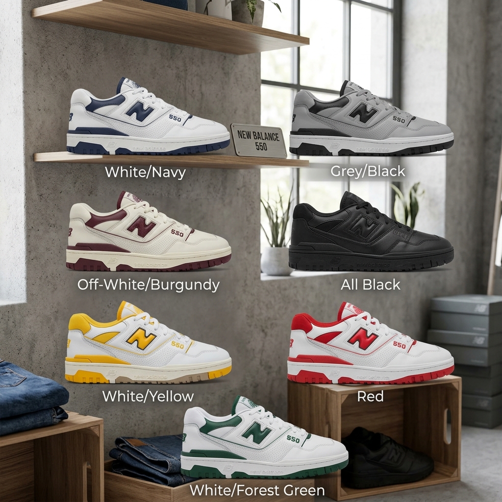 Tênis New Balance 550 White Green