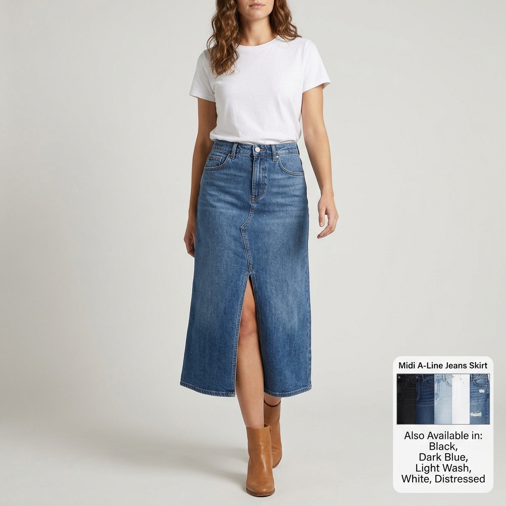 Calça Jogger Jeans Feminina Cordão