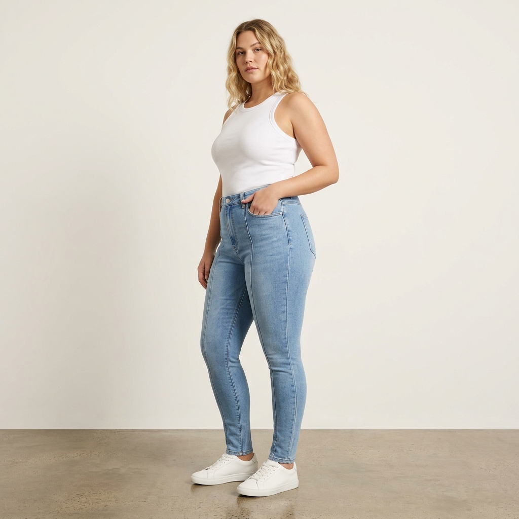 Jaqueta Jeans Oversized Feminina Lavada