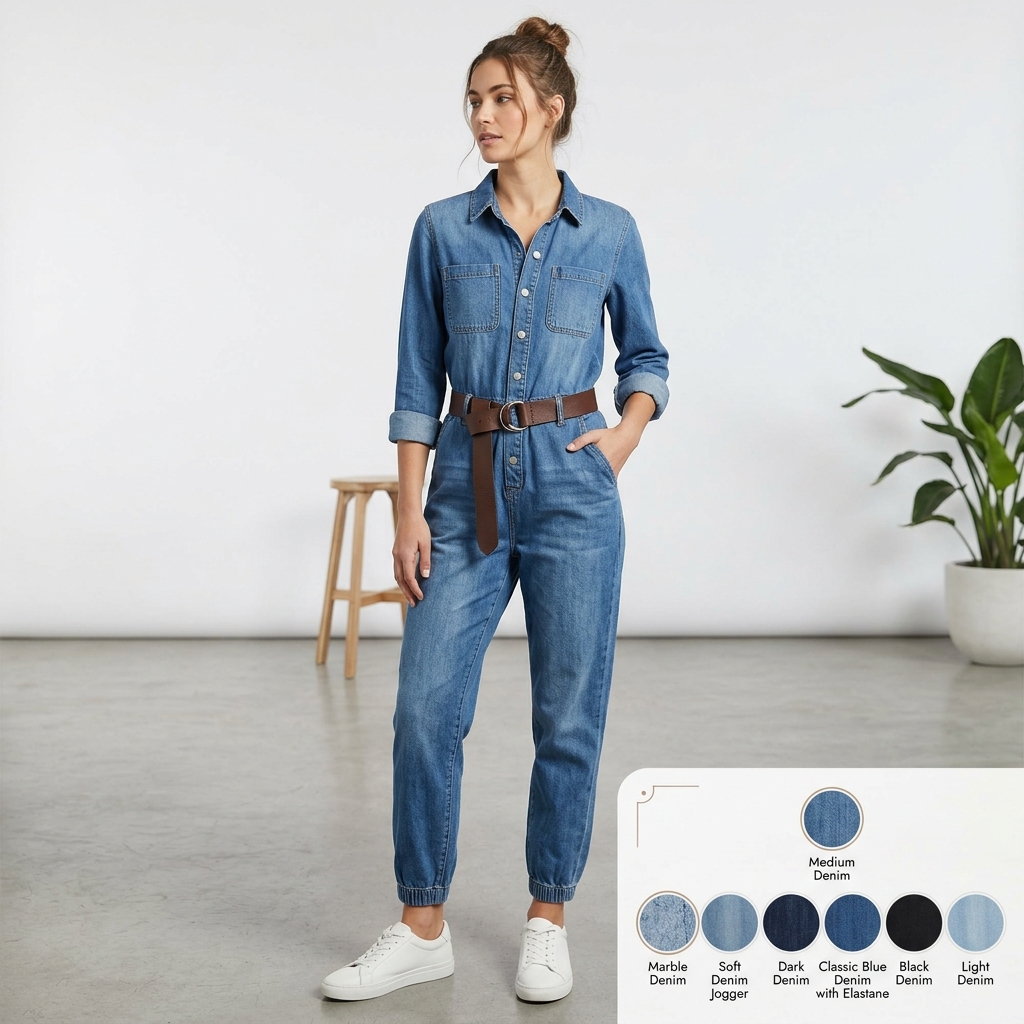 Calça Wide Leg Jeans Premium Destroyed