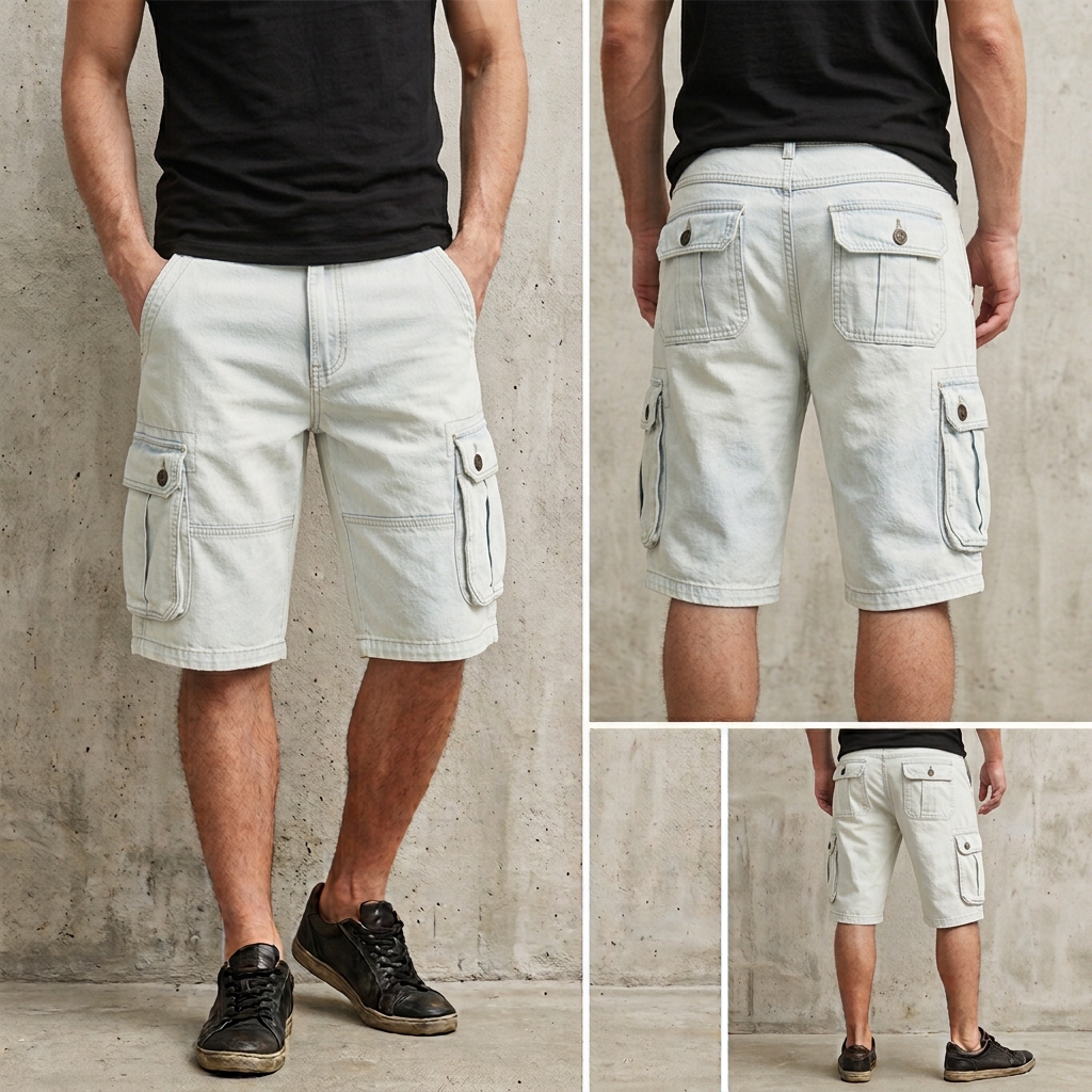 Short Jeans Mom Cintura Alta Desfiado