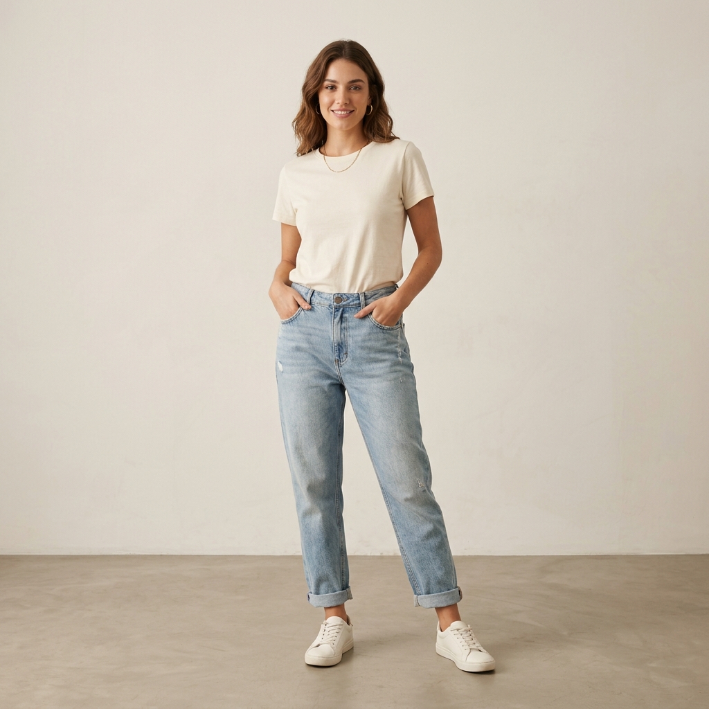 Calça Jeans Boyfriend Estonada Soft