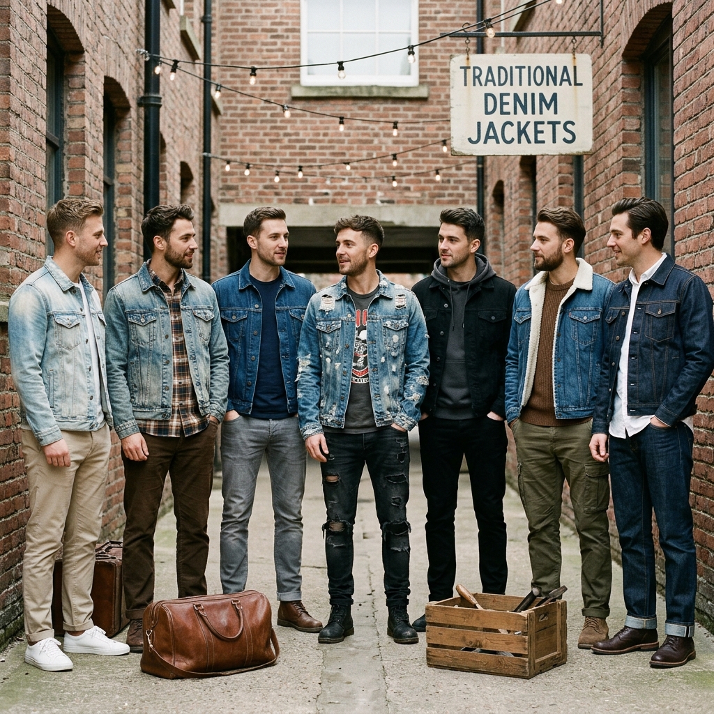 Jaqueta Jeans Masculina Tradicional