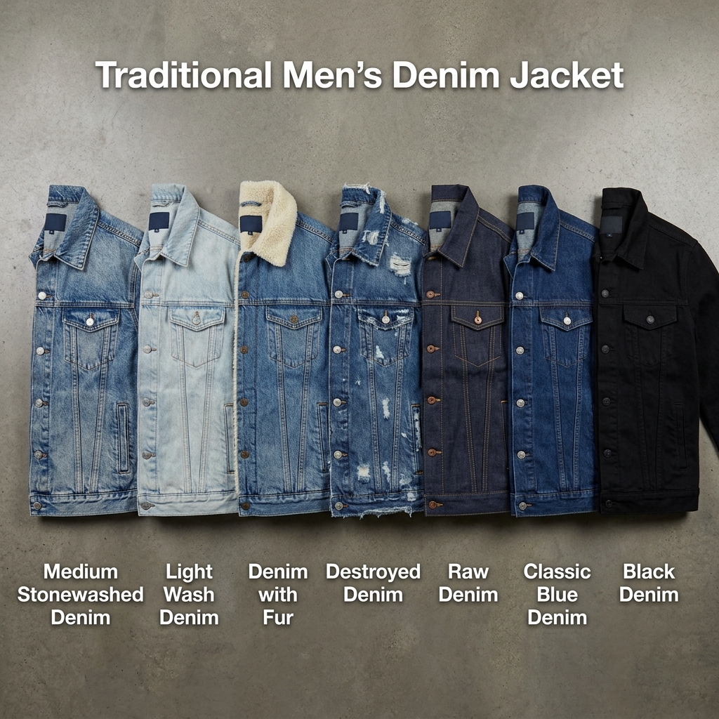 Jaqueta Jeans Masculina Tradicional