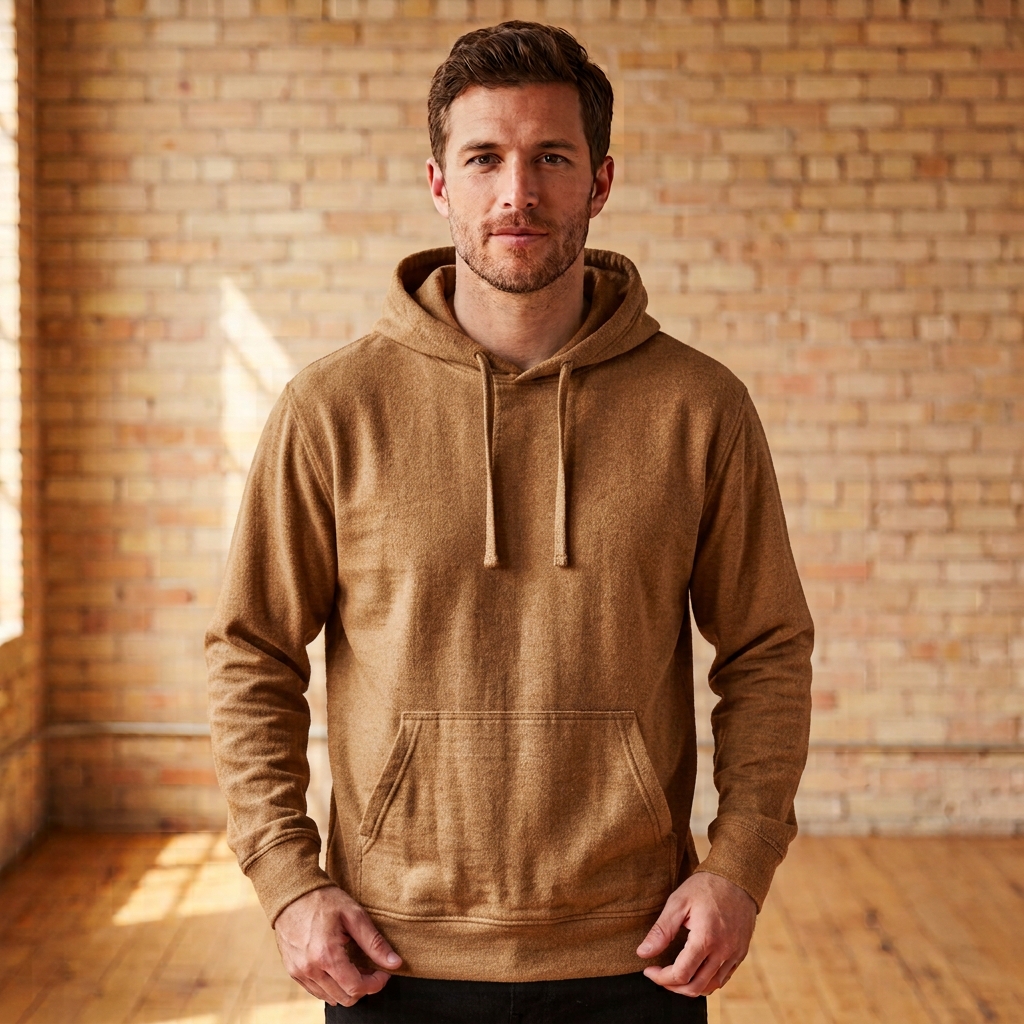 Hoodie Moletom Canguru Flanelado com Capuz