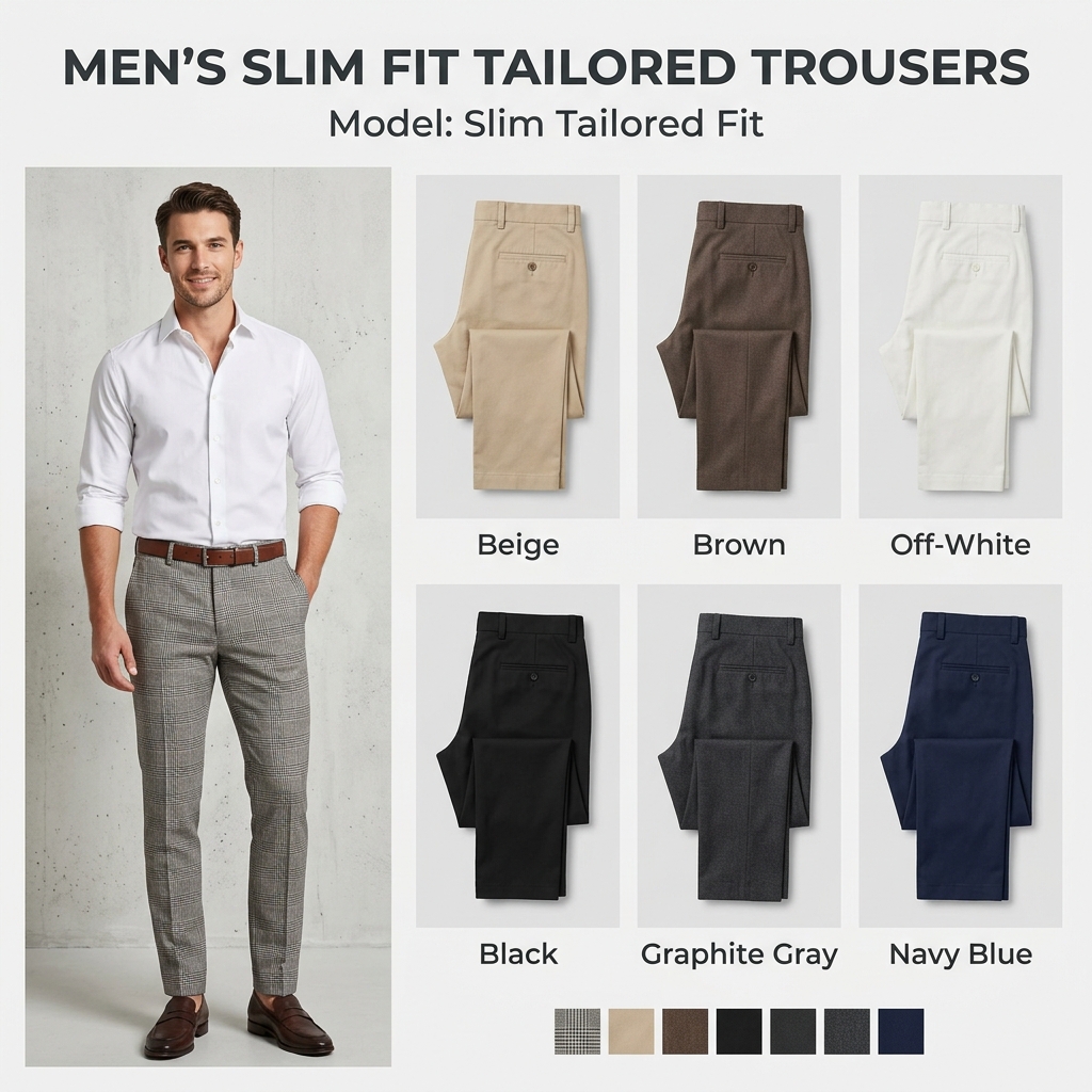 Calça Alfaiataria Slim Fit Masculina